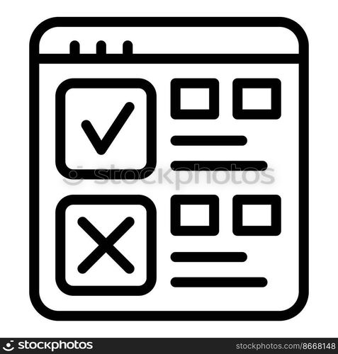 Web marketing icon outline vector. Social review. Online help. Web marketing icon outline vector. Social review