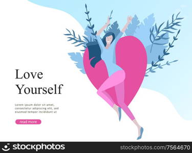 Web page design template for beauty dreams, International Womens Day, girls power, wellness, body care, healthy life, design vector illustration concept for website and mobile website development. Web page design template for beauty dreams, International Womens Day, girls power, wellness, body care, healthy life, design vector illustration concept for website