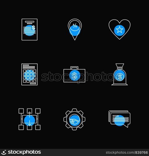 web , website , user interface , application , internet , mobile ,navigations , safe , dollar, money , breifcase , ecg , technology , setting , gear , icon, vector, design, flat, collection, style, creative, icons