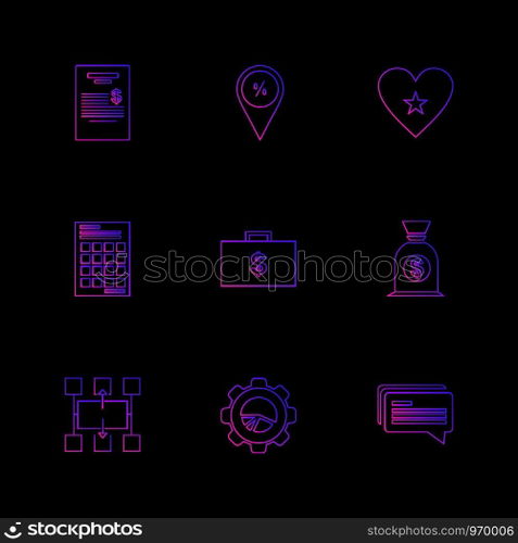 web , website , user interface , application , internet , mobile ,navigations , safe , dollar, money , breifcase , ecg , technology , setting , gear , icon, vector, design,  flat,  collection, style, creative,  icons