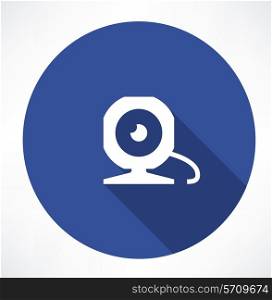 webcam icon. Flat modern style vector illustration