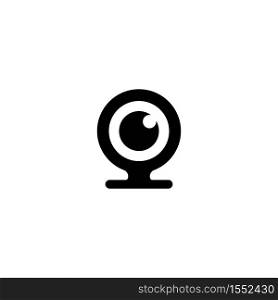 Webcam icon. Vector on isolated white background. EPS 10.. Webcam icon. Vector on isolated white background. EPS 10