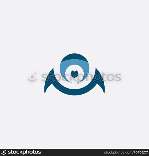 webcam logo clip art vector illustration