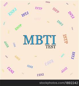 WebSeamless vector pattern. MBTI test. Isolated on a white background. Vector graphics. Vector EPS10.. WebSeamless vector pattern. MBTI test. Isolated on a white background. Vector graphics.