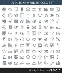 Website icons Royalty Free Vector Image