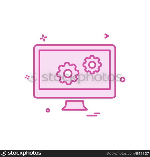 Website layout icon design vector