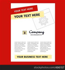Website programming Title Page Design for Company profile ,annual report, presentations, leaflet, Brochure Vector Background