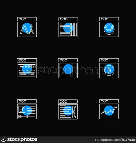 website , web , user interface , web app , internet , website , dwonloading , uploading, user design , icon, vector, design,  flat,  collection, style, creative,  icons , 