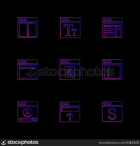 website , web , user interface , web app , internet , website , dwonloading , uploading, user design , icon, vector, design, flat, collection, style, creative, icons ,