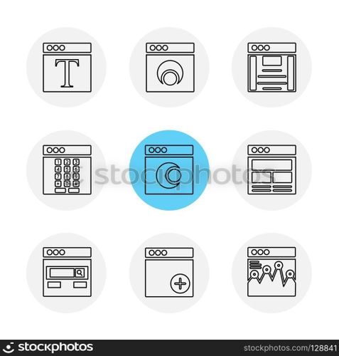 website , web , user interface , web app , internet , website , dwonloading , uploading, user design , icon, vector, design,  flat,  collection, style, creative,  icons , 