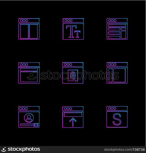 website , web , user interface , web app , internet , website , dwonloading , uploading, user design , icon, vector, design,  flat,  collection, style, creative,  icons , 