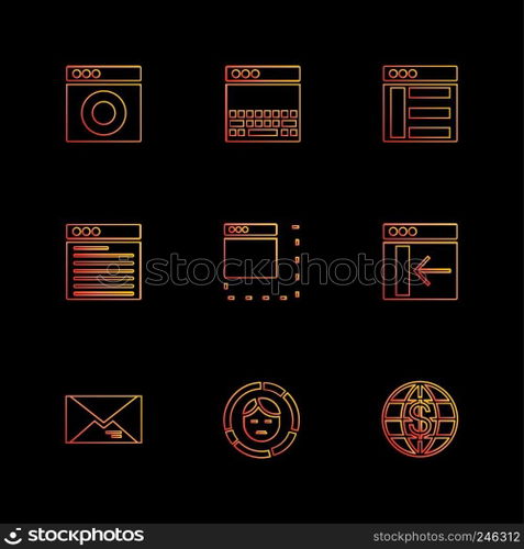 website , web , user interface , web app , internet , website , dwonloading , uploading, user design , icon, vector, design,  flat,  collection, style, creative,  icons , 