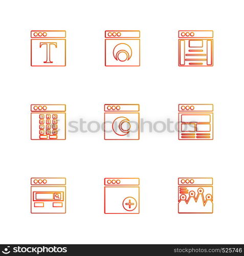 website , web , user interface , web app , internet , website , dwonloading , uploading, user design , icon, vector, design, flat, collection, style, creative, icons ,