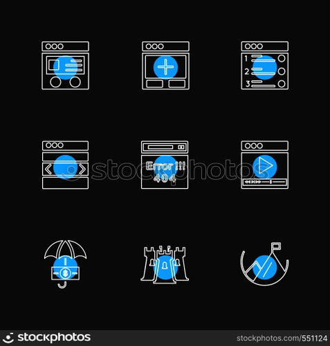 website , web , user interface , web app , internet , website , dwonloading , uploading, user design , icon, vector, design, flat, collection, style, creative, icons ,