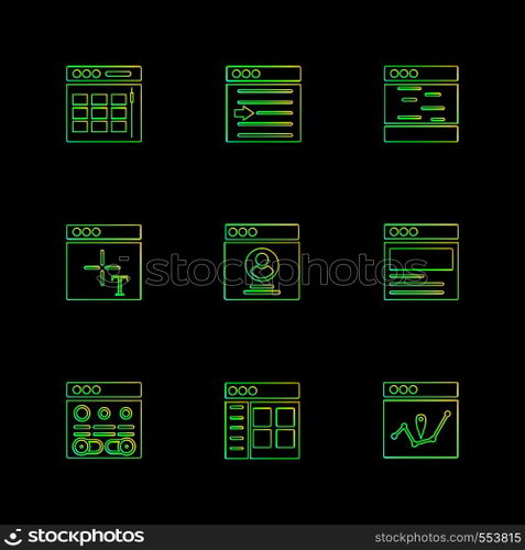 website , web , user interface , web app , internet , website , dwonloading , uploading, user design , icon, vector, design, flat, collection, style, creative, icons ,