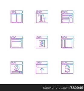 website , web , user interface , web app , internet , website , dwonloading , uploading, user design , icon, vector, design,  flat,  collection, style, creative,  icons , 