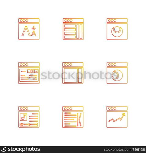 website , web , user interface , web app , internet , website , dwonloading , uploading, user design , icon, vector, design,  flat,  collection, style, creative,  icons , 