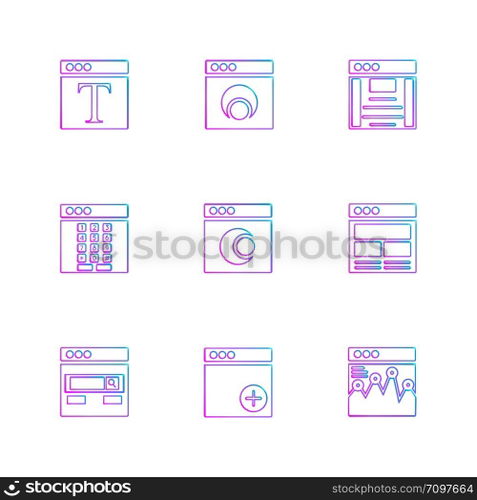 website , web , user interface , web app , internet , website , dwonloading , uploading, user design , icon, vector, design, flat, collection, style, creative, icons ,