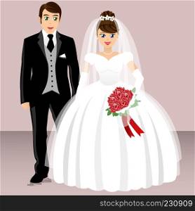 Wedding - bride and groom