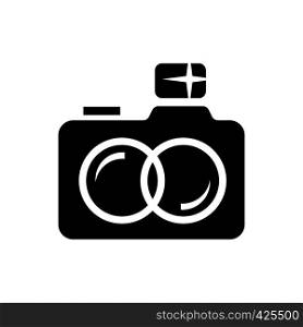 Wedding camera simple icon isolated on a white background. Wedding camera simple icon