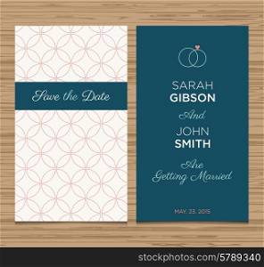 wedding card pattern pink 01