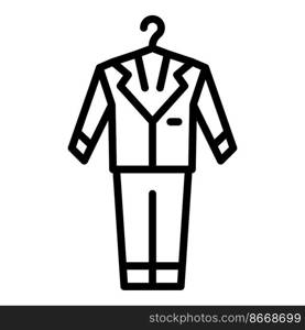 Wedding costume icon outline vector. Event service. Car ceremony. Wedding costume icon outline vector. Event service