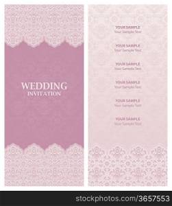wedding invitation, ornament-flowers background