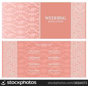 Wedding invitation - template