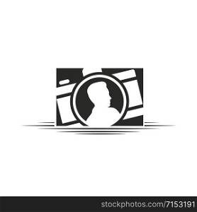 Wedding Photography Logo Design. Photographer icon.