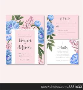 Wedding Reception Flowers with pastel leafage, sweet color luxury vector illustration template