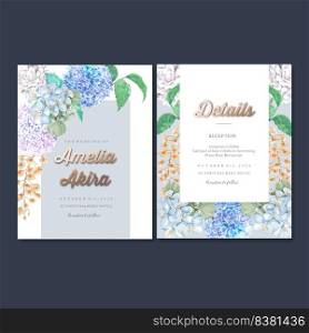 Wedding Reception Flowers with pastel leafage, sweet color luxury vector illustration template