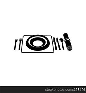 Wedding utensils simple icon isolated on a white background. Wedding utensils simple icon