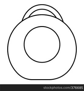 Weight icon. Outline illustration of weight vector icon for web. Weight icon, outline style