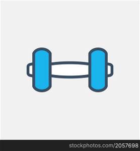 weight lifting icon vector flat illustration