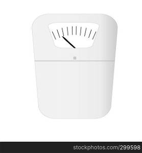 weight scale device icon at a white background.