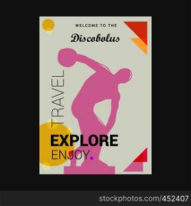 Welcome to The Discobolus , Munich Explore, Travel Enjoy Poster Template