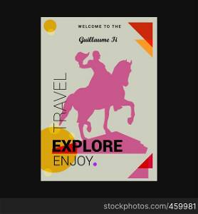 Welcome to The Guillaume li Explore, Travel Enjoy Poster Template