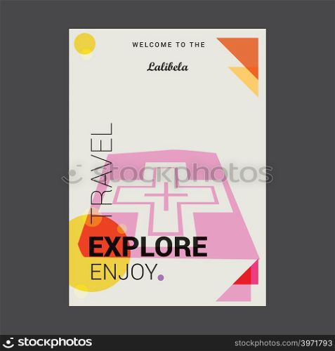 Welcome to The Lalibela, Ethiopia Explore, Travel Enjoy Poster Template