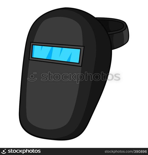 Welder mask icon. Cartoon illustration of welder mask vector icon for web design. Welder mask icon, cartoon style