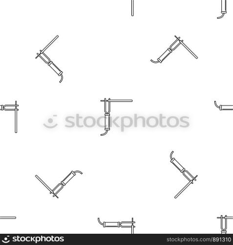 Welding electrode icon. Outline illustration of welding electrode vector icon for web design isolated on white background. Welding electrode icon, outline style