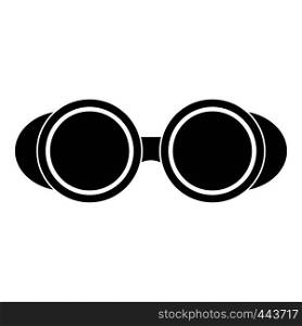 Welding glasses icon in simple style isolated vector illustration. Welding glasses icon simple