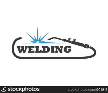 welding icon vetor illustration design template