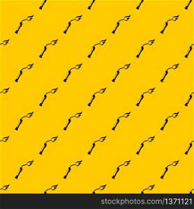 Welding torch pattern seamless vector repeat geometric yellow for any design. Welding torch pattern vector
