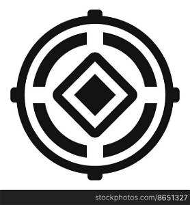 Well manhole icon simple vector. City road. Sewer lid. Well manhole icon simple vector. City road