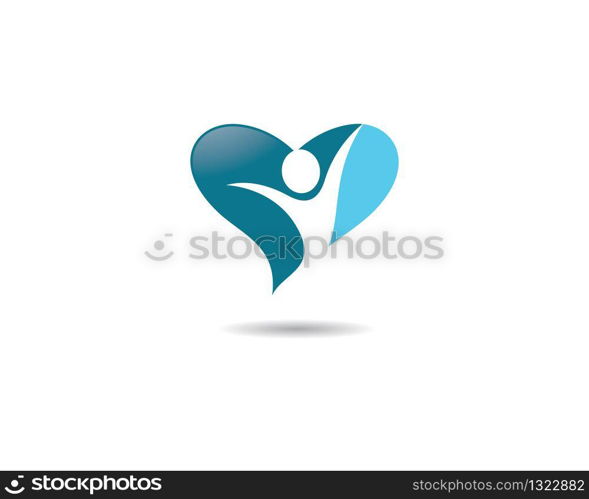 Wellnes symbol vector icon illustration