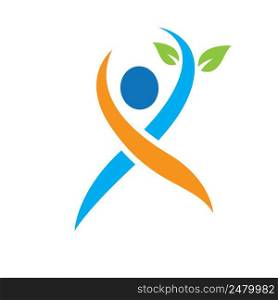 Wellness logo images design illustration