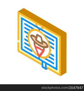 western literature isometric icon vector. western literature sign. isolated symbol illustration. western literature isometric icon vector illustration