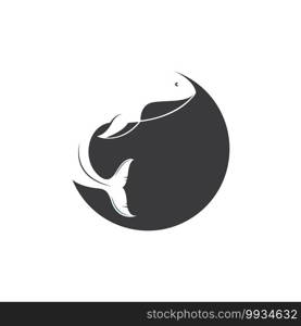 whale icon vector illustration design template