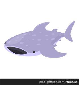 Whale shark animal icon cartoon vector. Sea fish. Ocean species. Whale shark animal icon cartoon vector. Sea fish