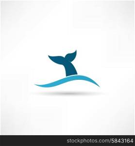 whale tail icon